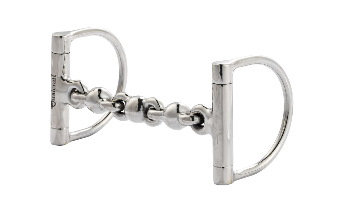 QualCraft English > D-ring 5" Waterford Hunter D-ring Snaffle Bit