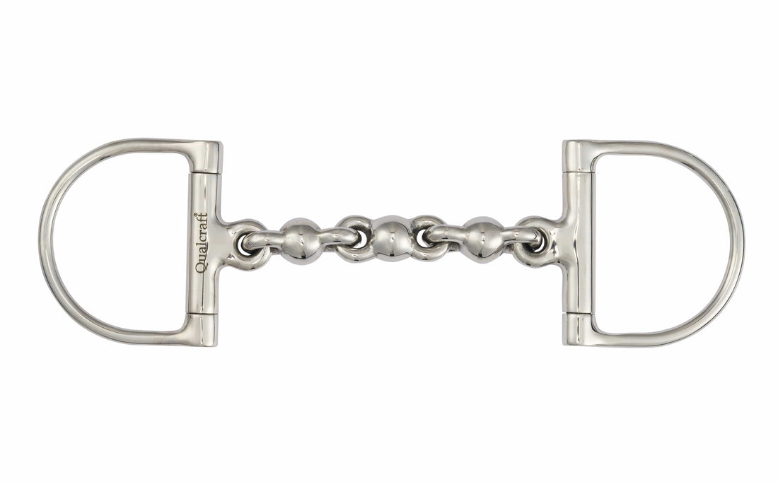 QualCraft English > D-ring 5" Waterford Hunter D-ring Snaffle Bit