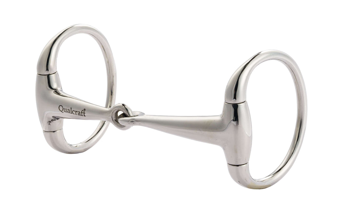 QualCraft English > Eggbutt 125mm Stainless Steel Eggbutt Bit, 60 mm Round Ring, 16mm Thickness