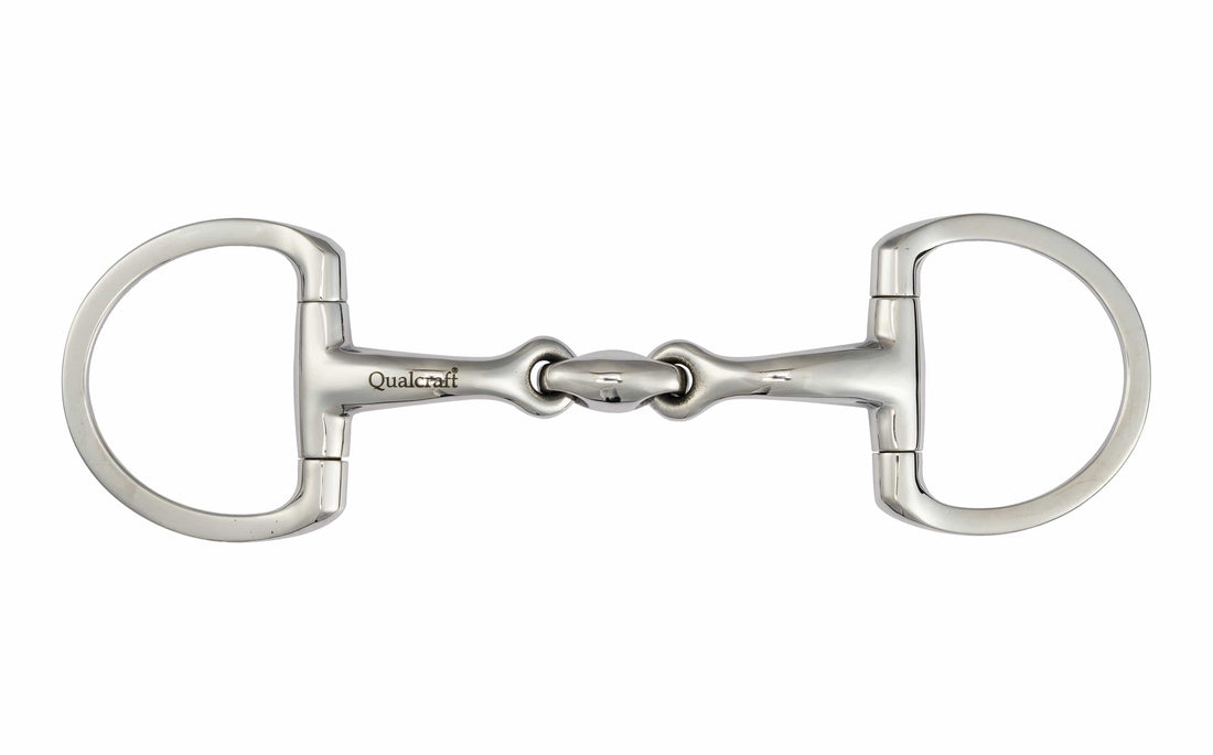 Qualcraft English > Eggbutt Stainless Steel Eggbutt Bit, Double Jointed Mouth, 16mm Thickness