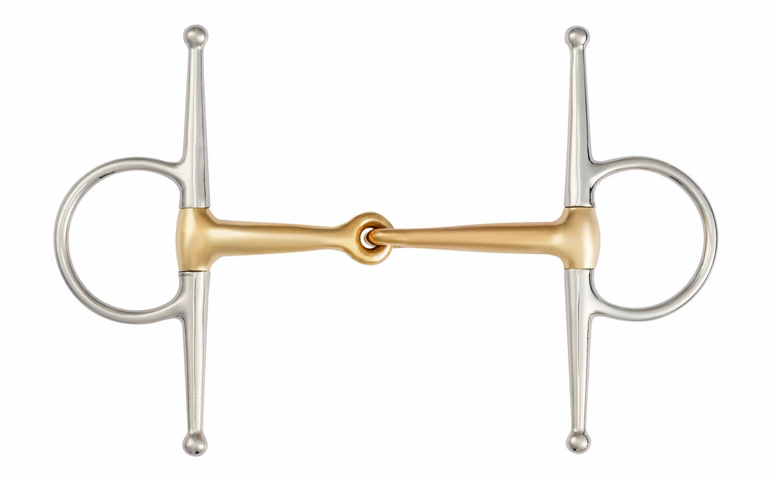 Qualcraft English > Fullcheek 5" Bronze Mouth Full Cheek Snaffle bit