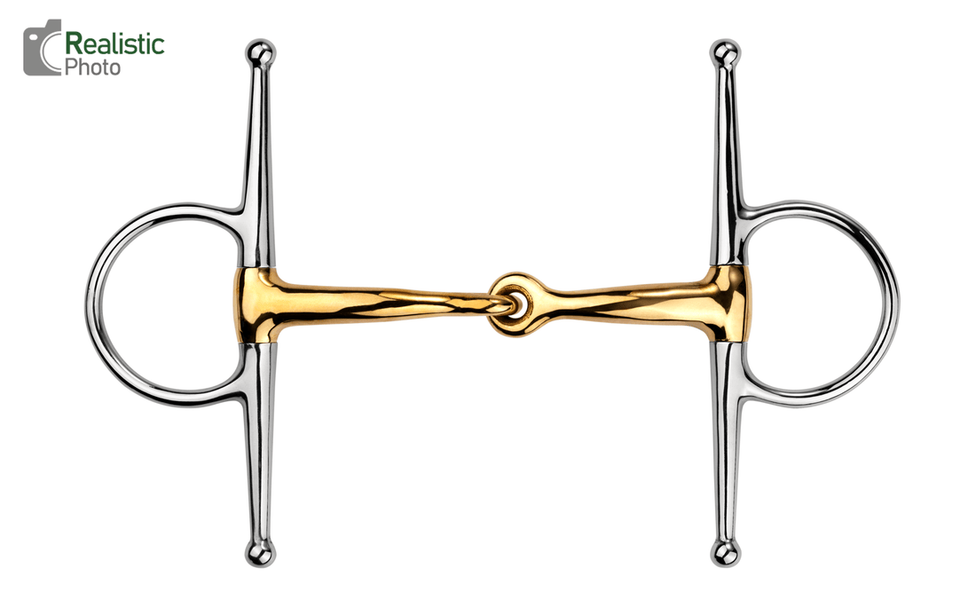 Qualcraft English > Fullcheek 5" Bronze Mouth Full Cheek Snaffle bit