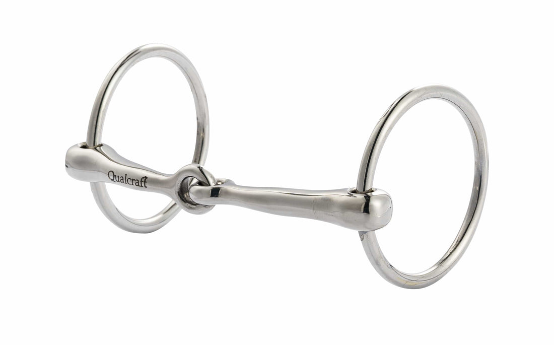 QualCraft Western > Snaffle bit 5" All Purpose Ring Snaffle Bit  Stainless Steel  Ring Snaffle Bit
