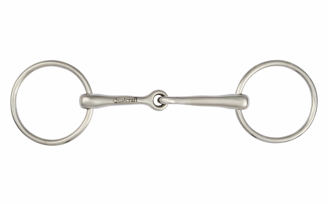 Qualcraft Western > Snaffle bit 5" All Purpose Ring Snaffle Bit  Stainless Steel  Ring Snaffle Bit