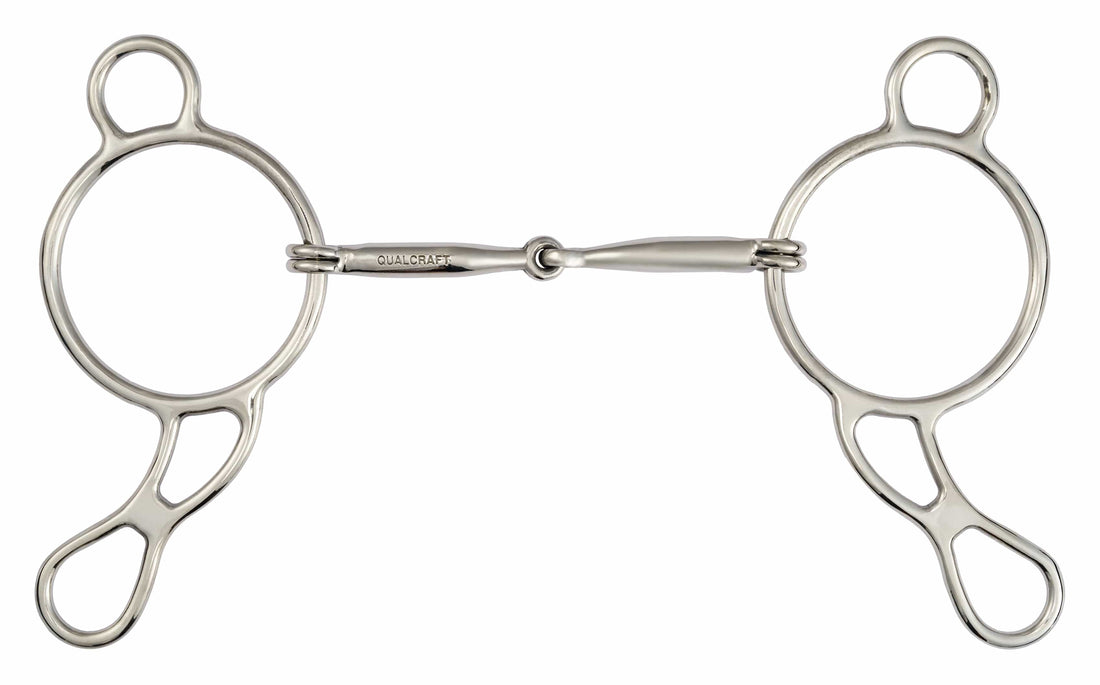 Qualcraft Western > Snaffle bit 5" Stainless Steel Wonder Smooth Snaffle Bit