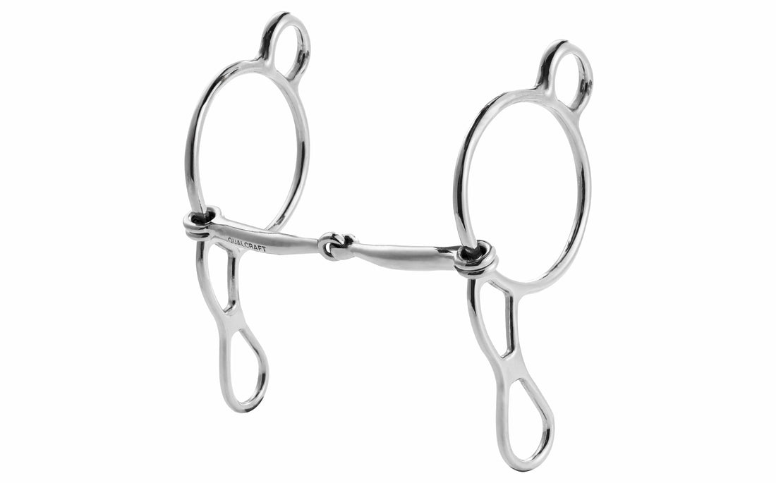 Qualcraft Western > Snaffle bit 5" Stainless Steel Wonder Smooth Snaffle Bit