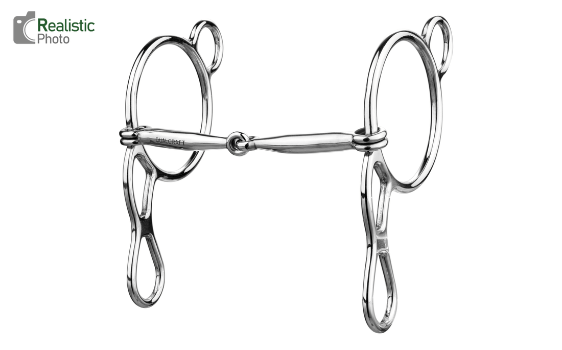 Qualcraft Western > Snaffle bit 5" Stainless Steel Wonder Smooth Snaffle Bit