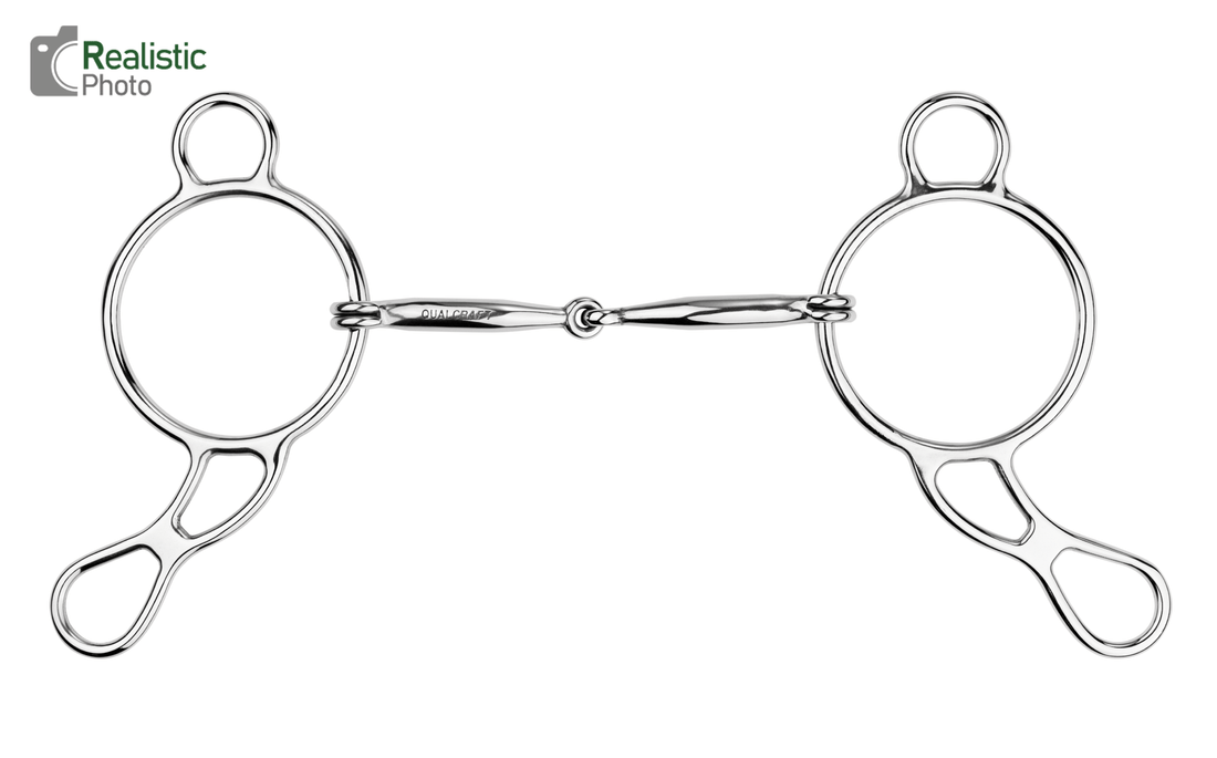 Qualcraft Western > Snaffle bit 5" Stainless Steel Wonder Smooth Snaffle Bit