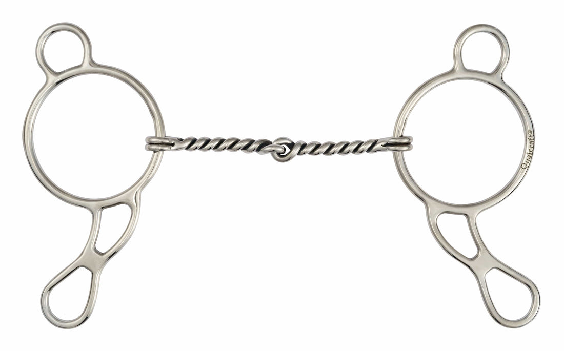 QualCraft Western > Twisted bit 5" Stainless Steel Wonder Twisted Wire Bit