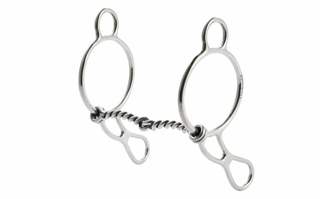 QualCraft Western > Twisted bit 5" Stainless Steel Wonder Twisted Wire Bit
